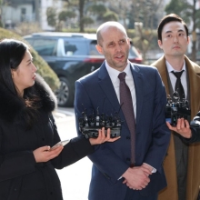 [포토] 해롤드 로저스 쿠팡 대표 경찰 조사 출석