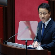 [포토] 한병도 원내대표, 교섭단체 대표연설