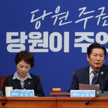 [포토] 정청래 "당원 1인 1표, 더 넓은 민주주의 나아가는 마중물"