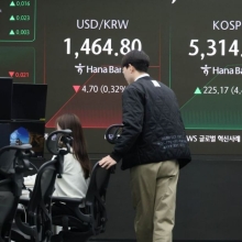 [포토] 코스피 급등, 원/달러 환율 하락 출발