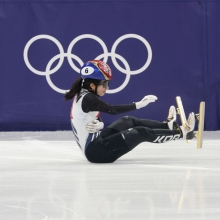 김길리, 美에 걸려 '꽈당'…韓쇼트트랙, 불운에 혼성계주 결승행 무산
