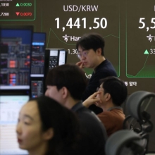 [포토] 코스피 한때 사상 최고치 경신