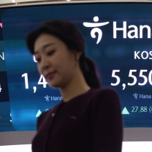 [포토] 5,550선 돌파한 코스피