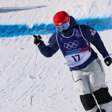 정대윤, 8강 탈락…'모굴 황제' 킹즈버리 넘지 못했다