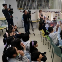 [포토] 어린이들과 골든벨 퀴즈 하는 오세훈 시장