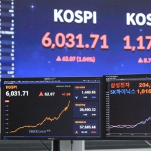[포토] 코스피, '꿈의 6천피 돌파'