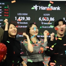 [포토] 사상 처음으로 6000 돌파한 코스피