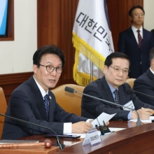 [포토] 모두발언 하는 김민석 국무총리