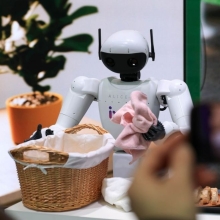 [포토] '모바일 통신과 로봇의 만남'