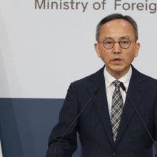 [포토] 박일 대변인 중동사태 관련 발언