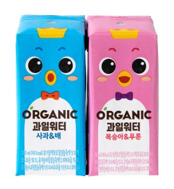 “어린이 위한 맛과 영양까지” 롯데칠성, 오'가닉 과일워터 2종 출시