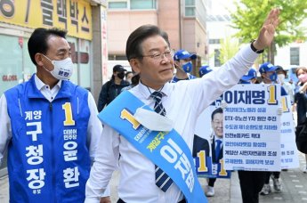 유세 방식 비공개 전환한 이재명… 박민영 "홍보 포기하는 해결 방식 신박"