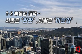 '1·3 부동산 대책'…“서울만 살렸다”