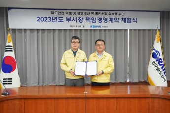 코레일, 책임경영으로 '철도안전·경영정상화'에 총력 