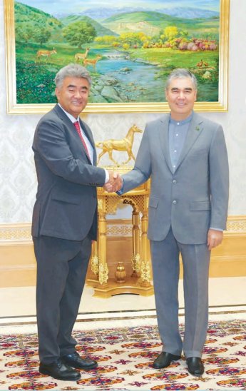 정원주 대우건설 회장, 투르크메니스탄 방문…"중앙아시아 진출 속도"