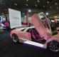 일본 HID 조명업체인 라이저(Lyzer)는 스왈로브스키 크리스탈로 차 전체가 빼곡히 장식된 핑크색 람보르기니 무르시엘라고를 공개했다 (AFP=연합뉴스)