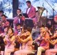 [포토]화려한 무대 선보이는 삼지연 관현악단