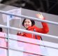 [ST포토] 북한응원단 '추위를 녹이는 미소'