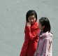 [포토] 거리 걷는 북한 평양 여성들