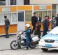[포토]북한 경찰 오토바이와 택시