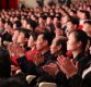 [포토]태권도시범단 공연 찾은 북한 주민들