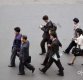 [포토]출근하는 북한 시민들