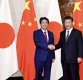 시진핑, 아베 만나 "트럼프 대통령과의 관계 나쁘지 않다"