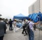 광화문 천막 철거 거부하던 공화당 "트럼프 방한 맞춰 천막 이동"