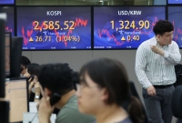 코스피, 개인·외인 '사자'에 0.7% ↑…2580선
