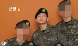 군대 간 BTS 뷔의 놀라운 근황…"2개월 만에 10kg 증량"