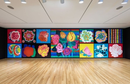 絵画　油彩画　日没　８号　鄭義富作　韓国アーティスト　共箱　S1017KG 2024121314391651108_1734068356.jpg