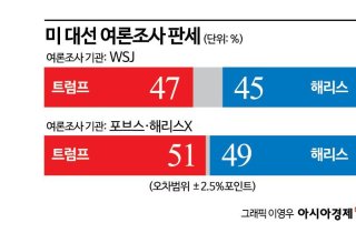 美대선 막판 '2%P'에 달렸다…해리스·트럼프, 스타 총동원