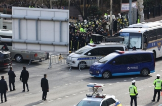 尹 영장실질심사 위해 서부지법 도착…입장 표명 없어