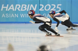 동계아시안게임 첫 金 '쇼트트랙 혼성계주 2000m'