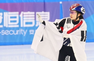 최민정·김길리 동계AG 女쇼트트랙 1000m 金·銀