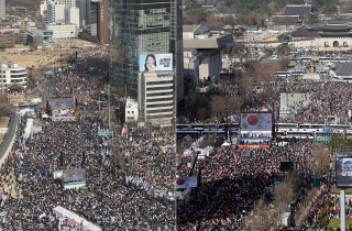 尹 탄핵 선고 임박…'파면하라' vs '기각해야' 휴일에도 이어지는 찬반 집회 