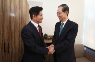 김문수-한덕수, 내일 추가 회동할 듯…"단일화 불씨 이어가자"