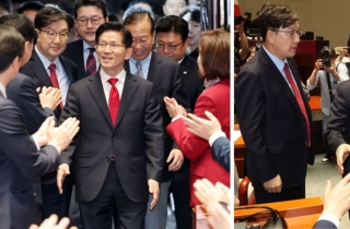 이렇게 들어왔다가…이렇게 나갔습니다