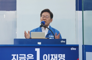 이재명, 강원·충북서 유세…주말엔 대전·울산 등 공략 예고