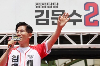 김문수 "이재명, 죄 많은 사람…꼭 투표해달라"
