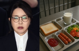 '구속' 김건희 첫 아침식사는 '1700원'… 식빵·소시지·샐러드 먹었다