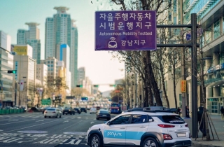 강남 한복판서 자율주행 테스트…국산 아닌 중국車?