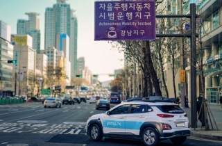 강남 한복판서 자율주행 테스트…국산 아닌 중국車?