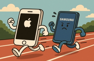 애플, 14년 만에 삼성 앞지를 판