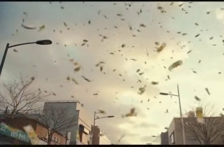 서울 한복판에 뿌려진 5만원 돈비, 주웠다가는…