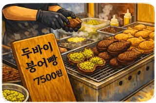 두쫀쿠 열풍에 '두바이 붕어빵'까지…7배 비싸도 오픈런