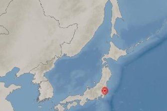 日 이바라키현 미토시 북동쪽 19㎞ 지역, 규모 5.0 지진