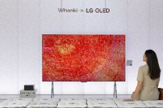 LG전자, 공감지능 TV '올레드 에보'로 50년 전 김환기 작품 美뉴욕 전시