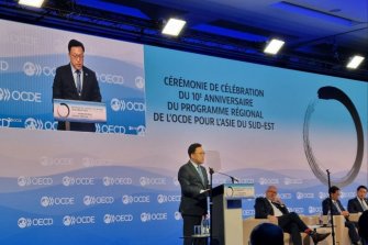 김병환, OECD 각료이사회 참석해 역동경제 소개