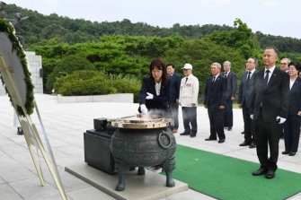 보훈차관 "국립묘지 유골함 침수, 종합 대책 마련할 것"
